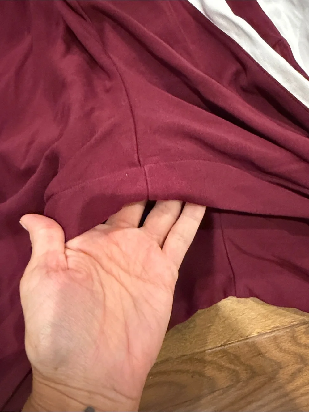 Polo by Ralph Lauren Men’s Burgundy Zip-Up Track Sweat Jacket